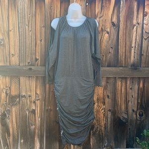 Vince Camuto Ruched Blouson Bodycon Dress